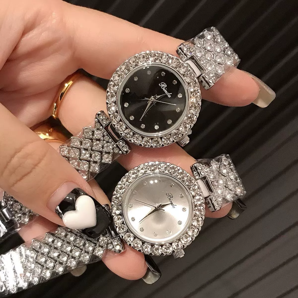 Diamond модные женские часы, водостойкий стальной ремень, браслет, инкрустирован драгоценностями, светлая роскошь стиль