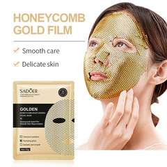 Full English Gold Mask SADOER Gold Honeycomb Mask Sheet Pack Hydrating and Moisturizing Cross-border Foreign Trade Wholesale