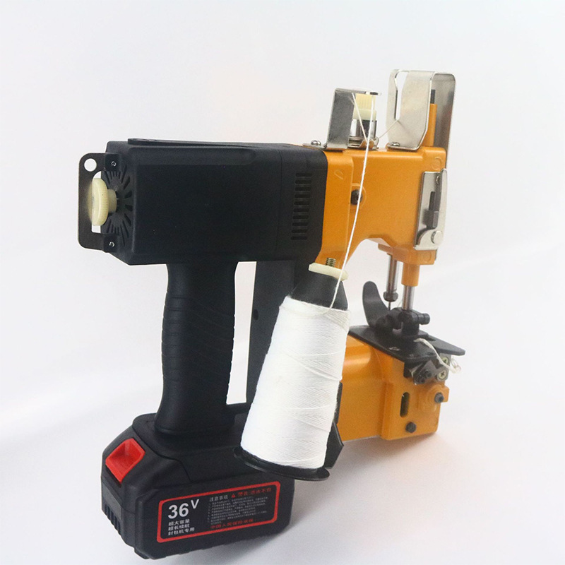 Máquina de costura sin cepillo de velocidad variable 2 veces la duración de la batería 5 horas máquina de empaque eléctrica de alta velocidad máquina de sellado de bolsa de tejido máquina de sellado de bolsa