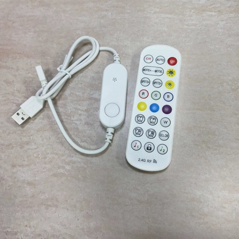 2024 новый автономный голос Bluetooth RGB контроллер английский умный дом 2.4G беспроводной контроллер