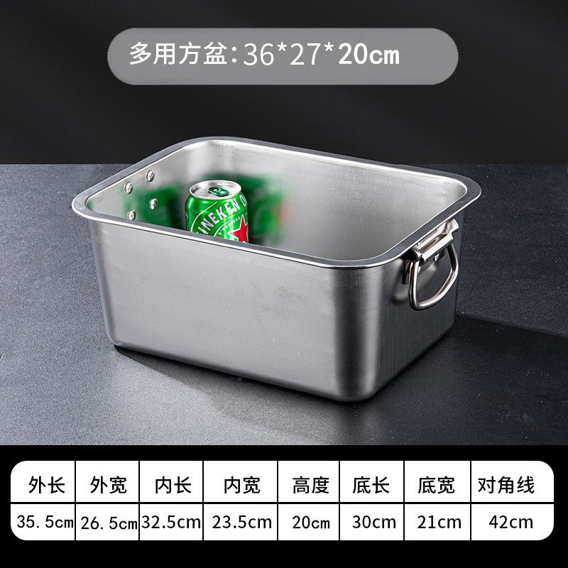 36*27*20(귀가 있는 뜨거운 판매 두꺼운 컬링 사각형 세면대)