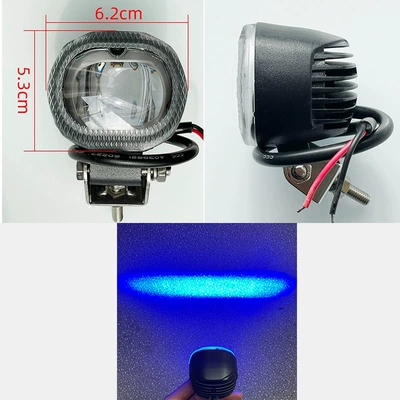 Tail light | Headlight Lonking Warning Width Light - 12v80v-universal-mini-one-word-light-blue-light-standard