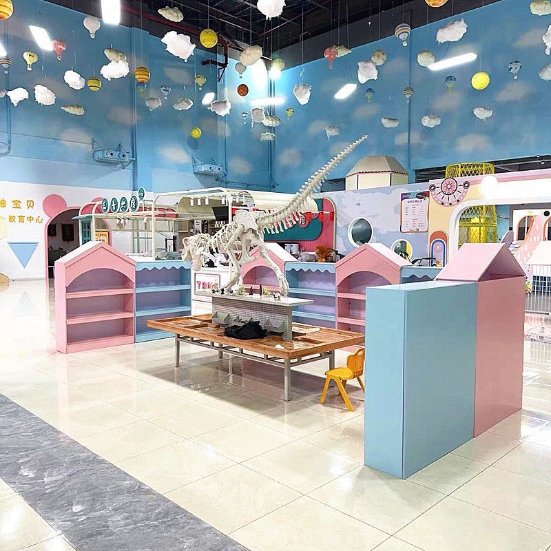 中岛手工玩具展柜奶粉母婴尿不湿货架展示柜展示架商场积木桌货柜