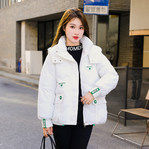 Women's Short, Loose Cotton Puffer Jacket—2024 New Arrival Autumn/Winter Cross-Border Exclusive All-Match Hooded Cotton Coat Outerwear