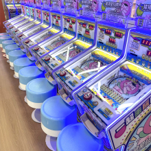 广州源头工厂爆款弹珠游戏机儿童娱乐弹珠乐园台式拉杆文审弹珠机