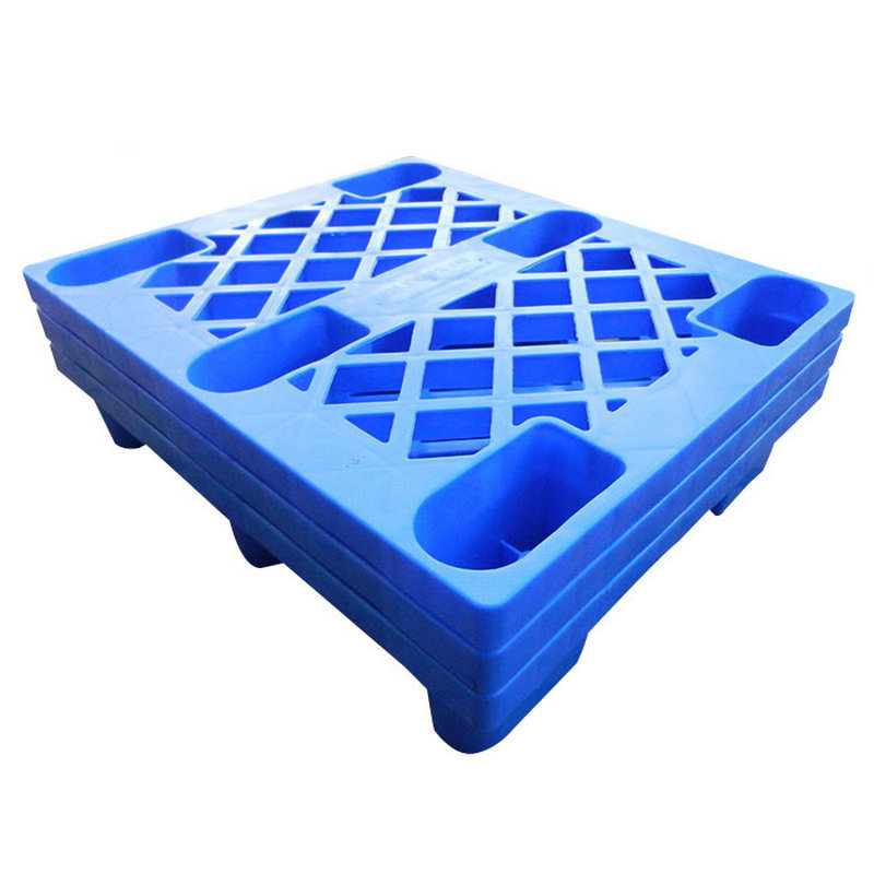 6脚塑料卡板塑胶托盘堆码栈板周转垫板物料地台板630*730*145mm