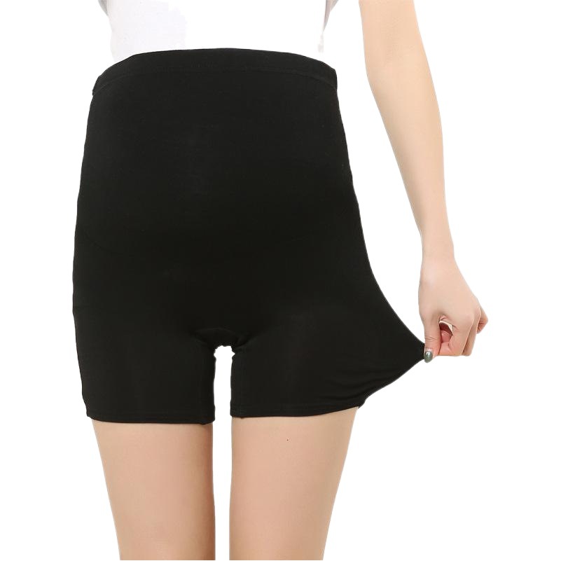 Mujeres embarazadas vientre soporte tres pantalones cortos anti-exposición doble entrepierna pantalones cortos más tamaño polainas para usar entrega al por mayor