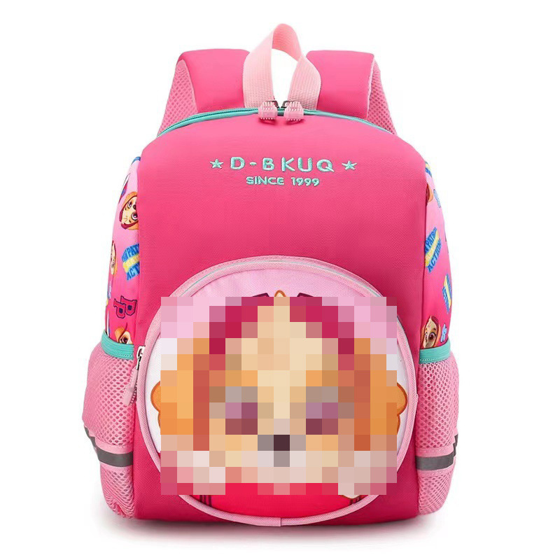 Mochila infantil bonita de dibujos animados de anime para guardería, mochila escolar ligera para bebés para reducir la carga, adecuada para clases grandes, medianas y pequeñas, exportación.