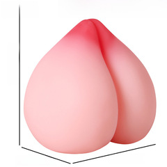 Peach-shaped Butt-Shape Masturbation Cup: A Stress-Busting, Realistic Molded Tool—Portable & Perfect for Dorms, Ideal as a Discreet Pleasure Toy