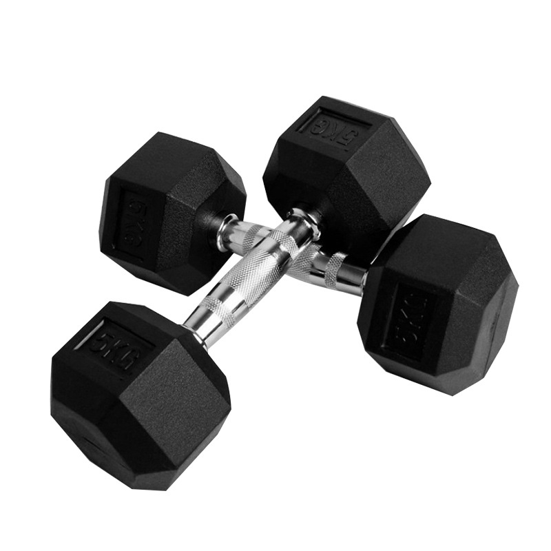 Dumbbell hexagonal bolsas domésticas Dumbbell fijo gimnasio Dumbbell entrenamiento de fuerza para mejorar el gimnasio Dumbbell