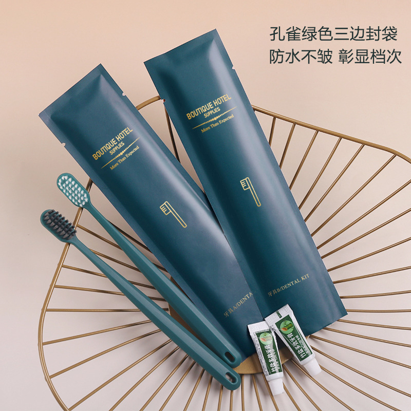 使い捨て歯ブラシと歯磨き粉100セット、ホテルとB&Bの柔らかい毛のホテル歯ブラシセット、家庭用おもてなしアメニティ|undefined