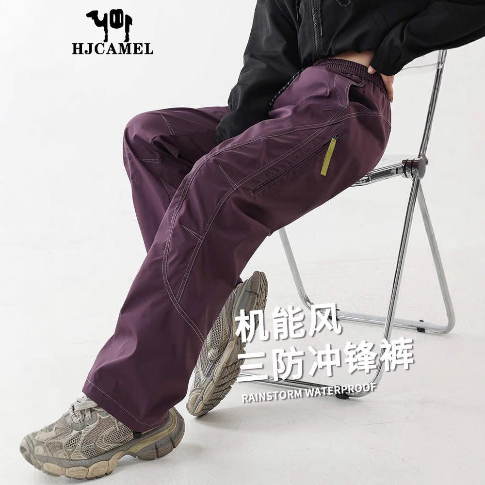Camel HJCAMEL American-style Charge Pants Women's New Spring Outdoor Hiking Parachute Pants Sports Workwear Quick-drying Pants