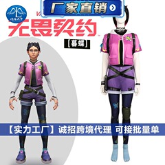 ヴァロラント マッドバタフライ 可愛いコスプレ衣装 パープルコス 女性二次元