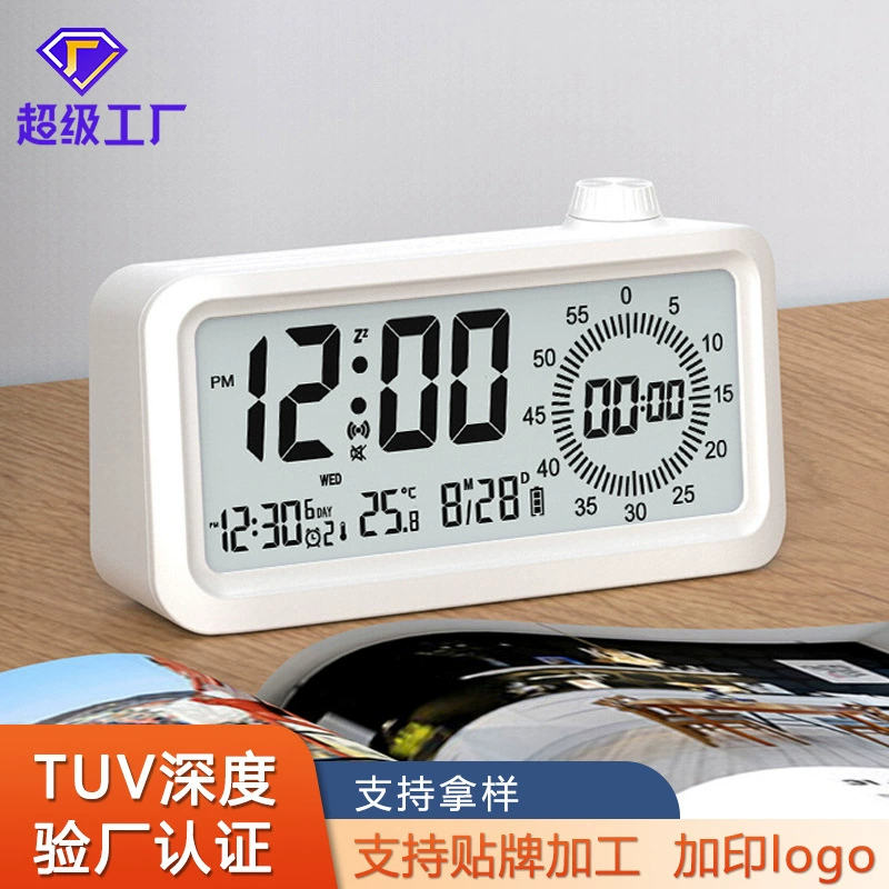 Новый визуальный таймер, трехгрупповый будильник, светящийся двойной дисплей, напоминание о времени обратного отсчета для обучения детей