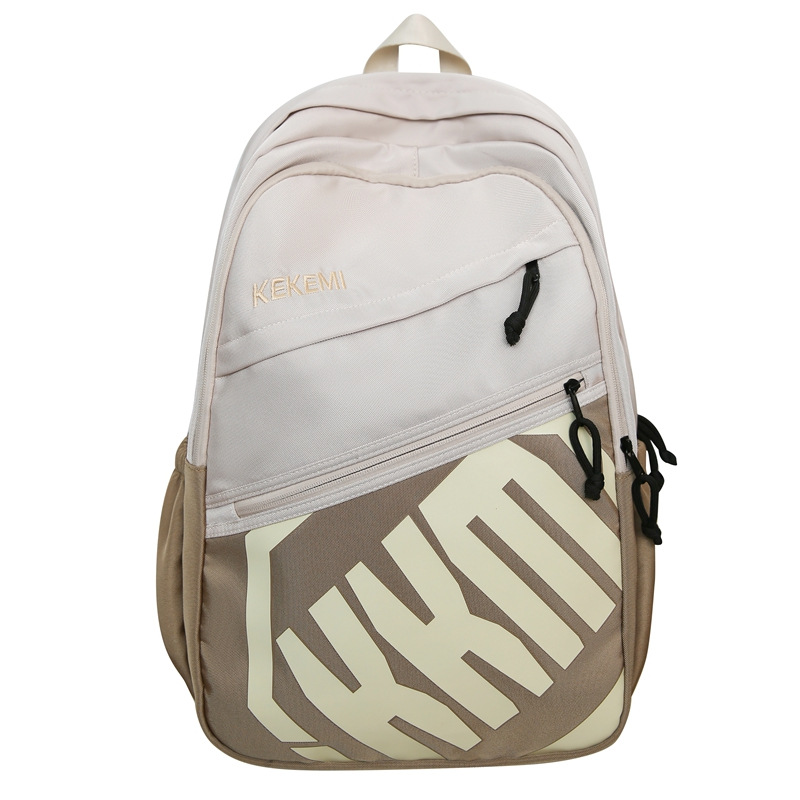 Mochila escolar 2025 nueva marca de moda para estudiantes universitarios Mochila de viaje por computadora de gran capacidad para estudiantes de secundaria y preparatoria