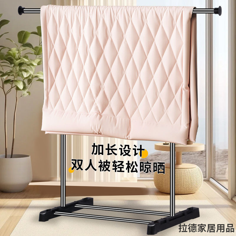 Nuevo tipo de percha de secado de ropa vertical de piso percha de sombrero de balcón doméstico almacenamiento interior percha de secado percha de ropa colgar percha de ropa dormitorio