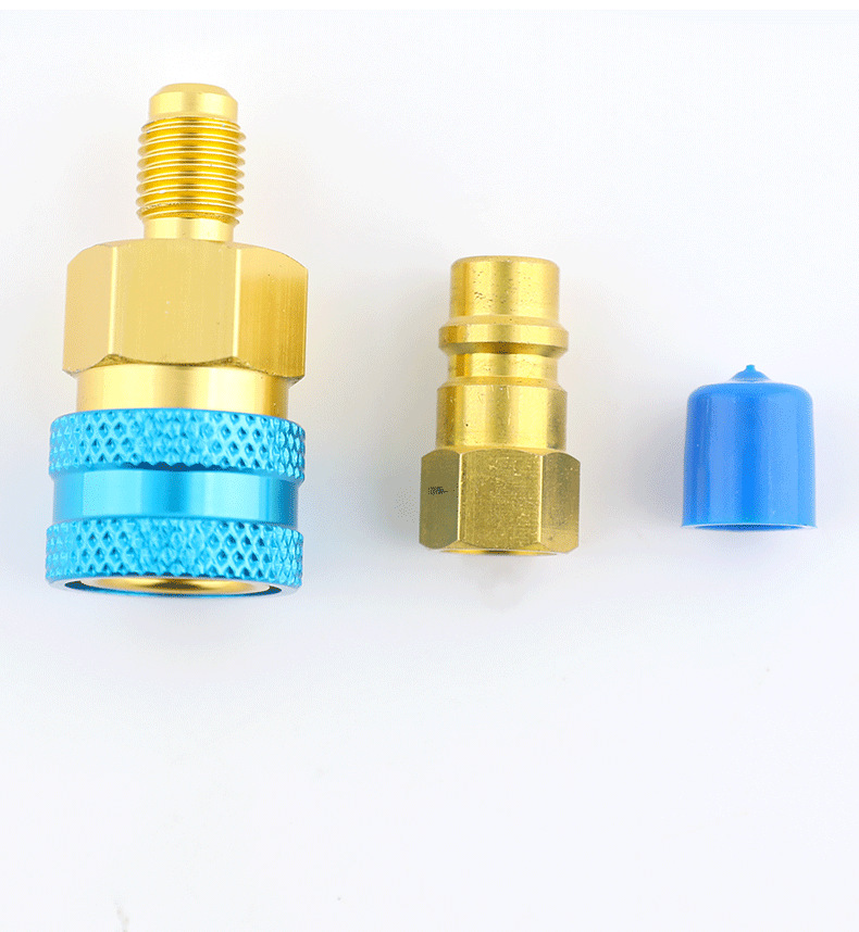 R1234Yf Quick Connector Automotive Refrigerant High and Low Pressure Connector Air Conditioning Manufacturer Wholesale Inflation Nozzle Auto Maintenance Parts