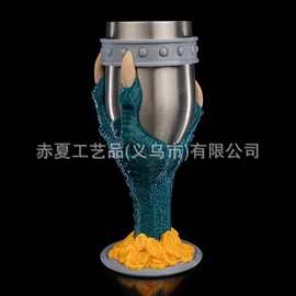 跨境龙爪金币造型奇幻酒杯 魔幻史诗风饮酒容器