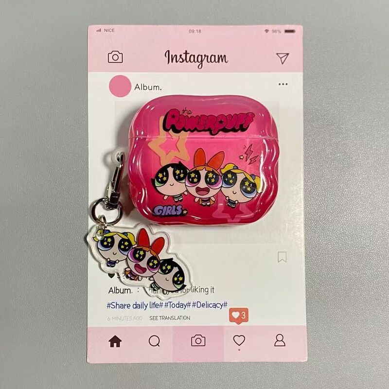 The Powerpuff Girls Are Suitable for AirPods 4Th Generation Bluetooth Protective Cases, AirPods Pro 3/2 Apple Earphone Cases