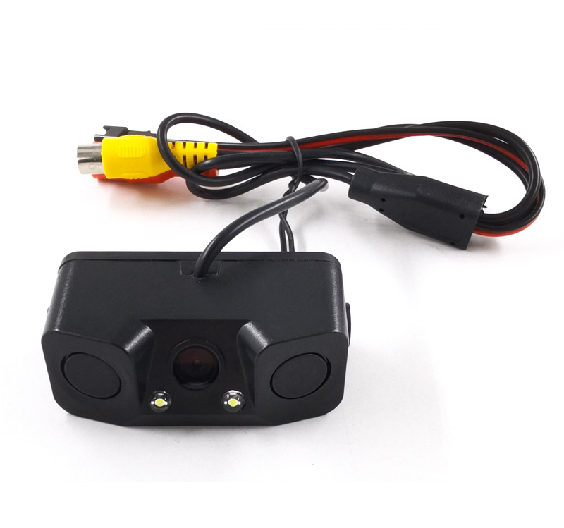 Car Reversing Radar Three-In-One Visual Reversing Radar Camera Reversing Image All-In-One Machine with Beeping Sound