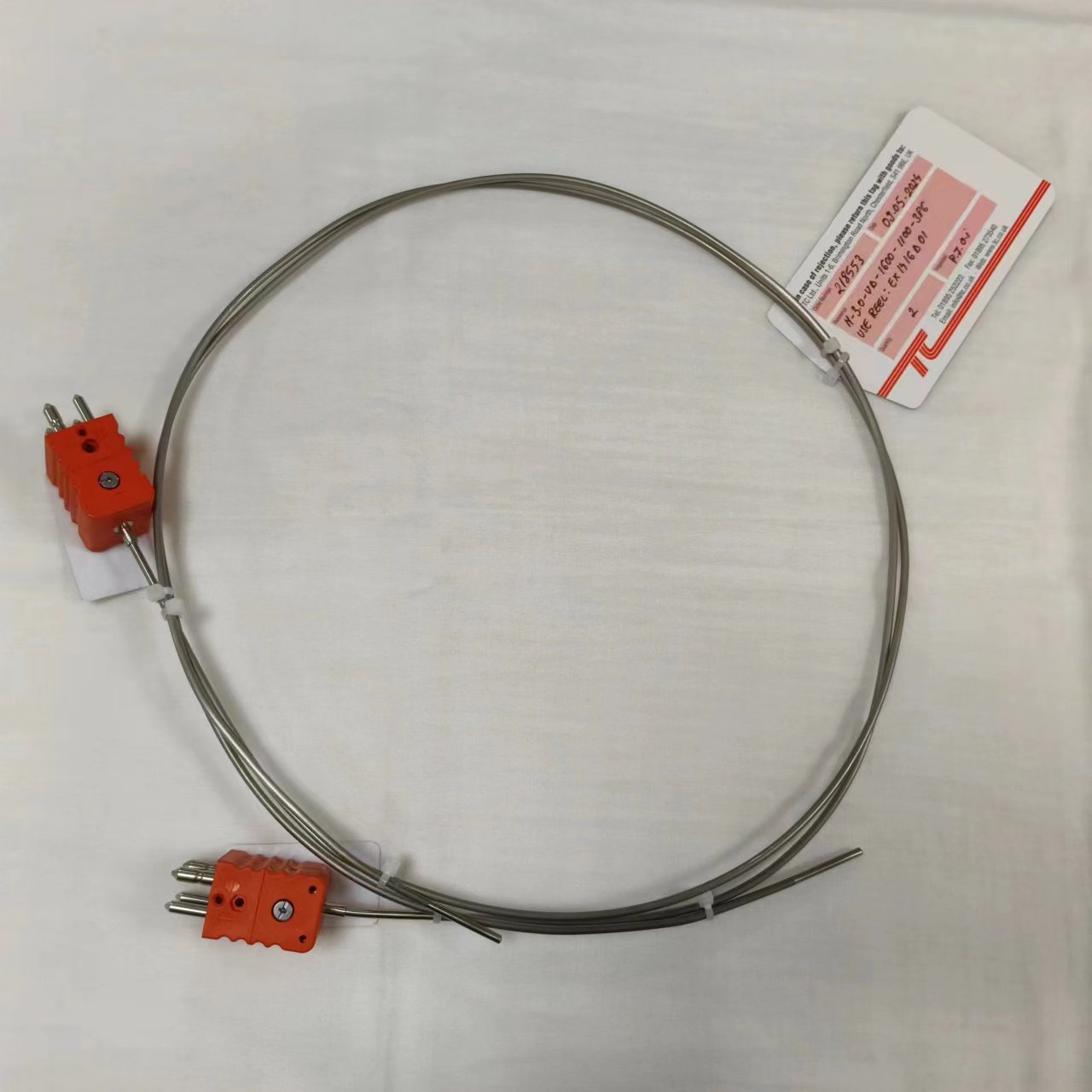 英国TC热电偶 耐高温1100度 N分度号温度传感器 单芯铠装热电偶