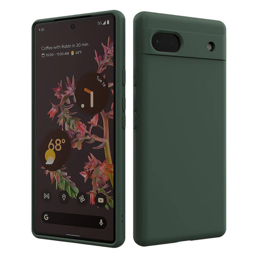 Funda de silicona adecuada para teléfono móvil Google Pixel 9A, funda protectora de silicona para Google 7, 6, 8 Pro, 10 Pro, anticaídas y suave.