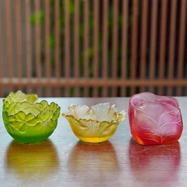 琉璃工艺品;香托/香盘;香炉