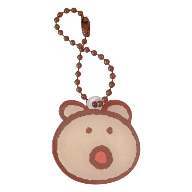 Traje colgante de broche de capibara lindo original, bolso de corazón de niña, accesorios de decoración de ropa, llavero de dibujos animados