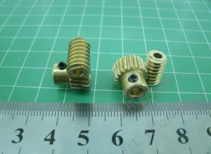 Motor Output Copper Worm Gear Analog-to-digital 0.5 Small Reduction Ratio 1:10 Smart Home Remote Control Door Lock