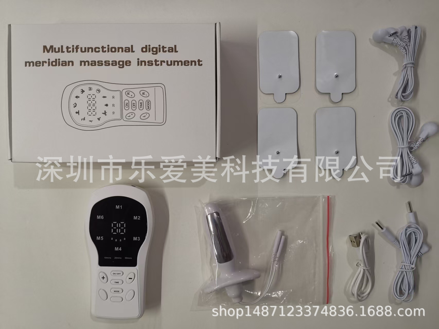 Dispositivo Multifuncional de Terapia de Pulsos Meridianos de Cuerpo Completo con Calor EMS de Doble Canal, Parche de Masaje para la Columna Cervical, Mini Dispositivo de Electroterapia