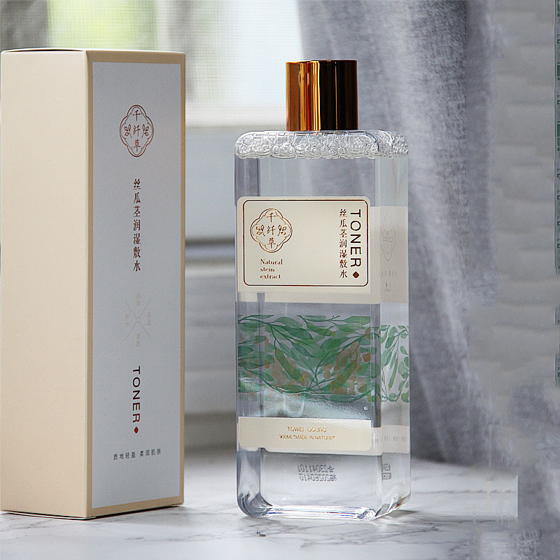 Thousand fiber grass toner, cucumber water, loofah water, aloe vera water, rose water, coix seed water, bitter melon water, wet compress water, lotion