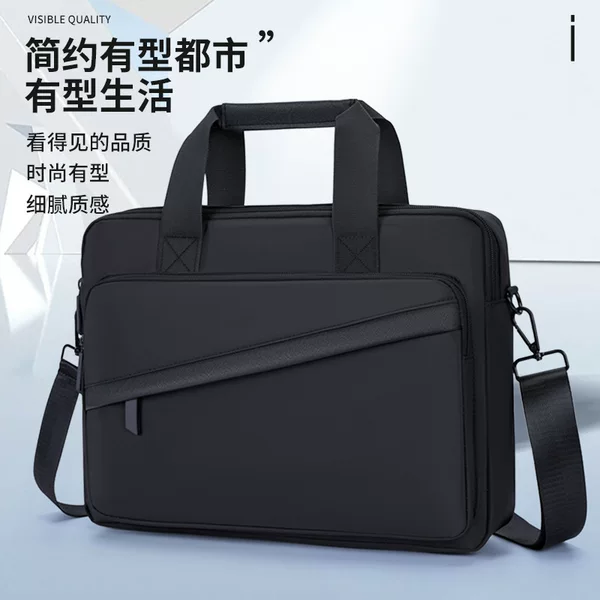 Branded Laptop Bag, Single Shoulder Cross-Body Multifunctional Business Computer Bag