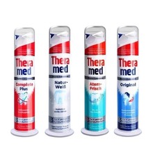 德国进口Theramed汉高立按压式成人清新口气牙膏四色100ml