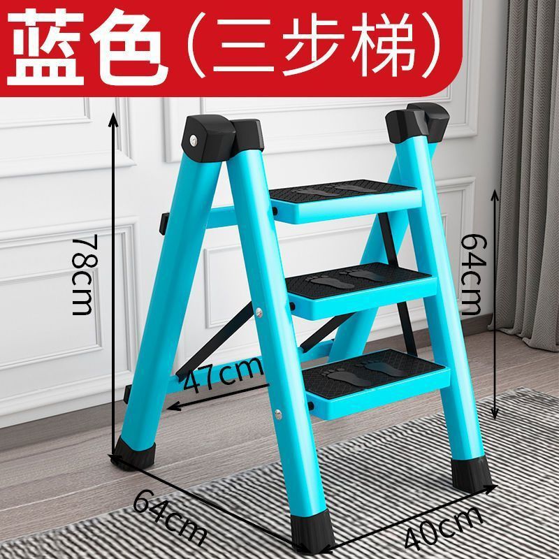 escalera doméstica escalera plegable de acero al carbono espesa escalera móvil escalera retráctil escalera multifuncional escalera interior