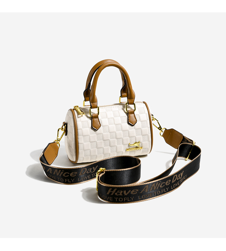 Women's Bag 2023 Autumn/Winter New Fashion Embossed Pillow Bag Boston Broadband Women's Bag Single Shoulder Crossbody Bag_voghion.com
