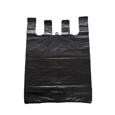 factory wholesale black disposable bag Binaural Vest pocket PO Plastic packing doggy bag reticule