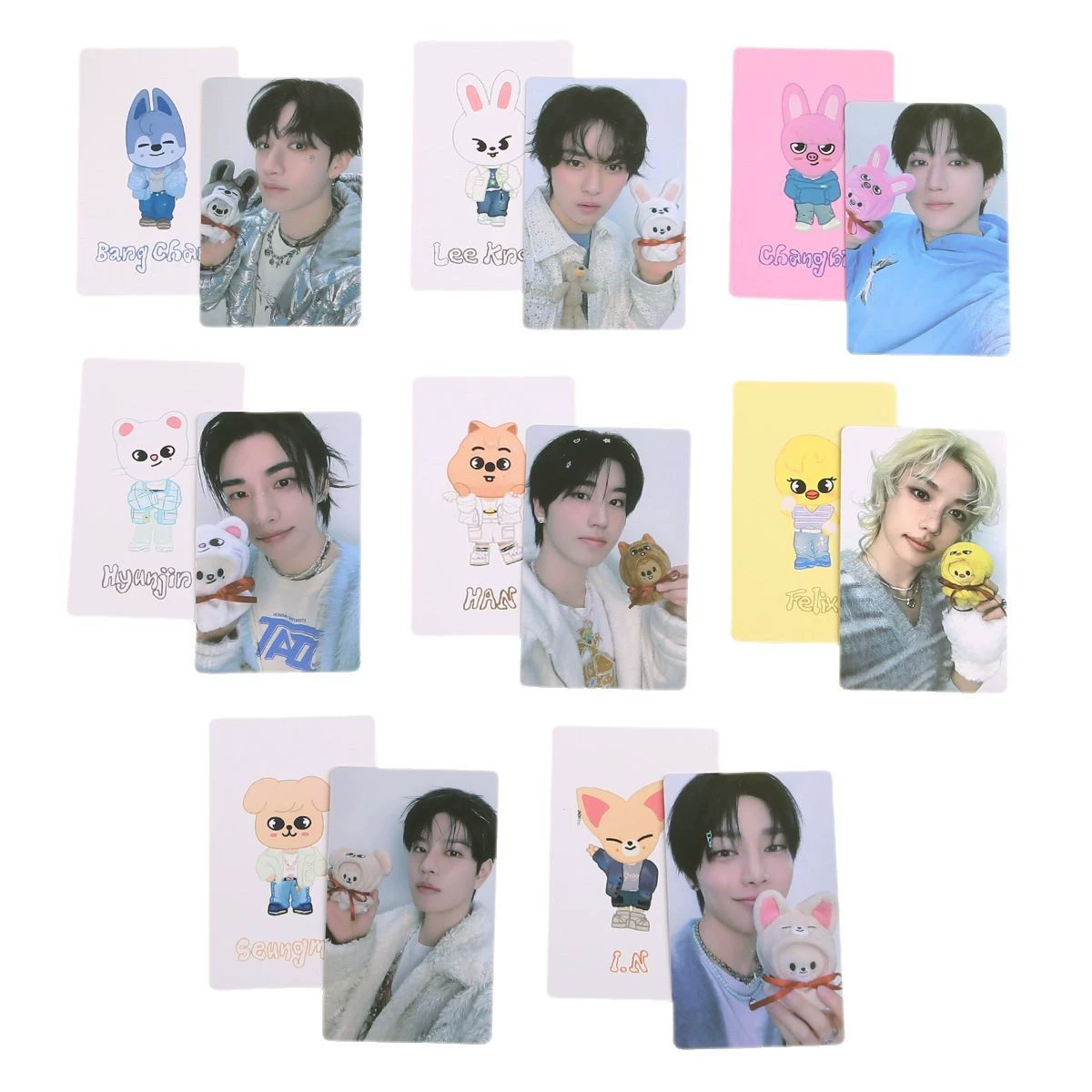 Фотокарта (STRAY KIDS) HOP special 2025 оффлайн стоячая маленькая карта, 5,4×8,6 см
