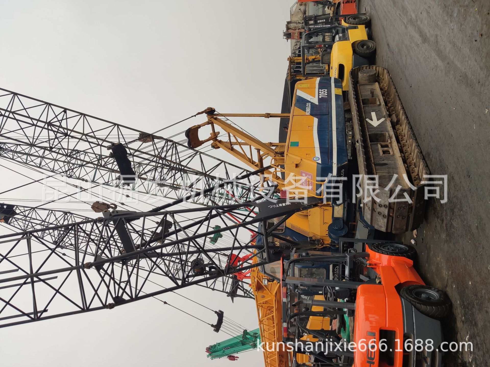 kobelco P&H7050 7055 二手50吨55吨神钢履带吊