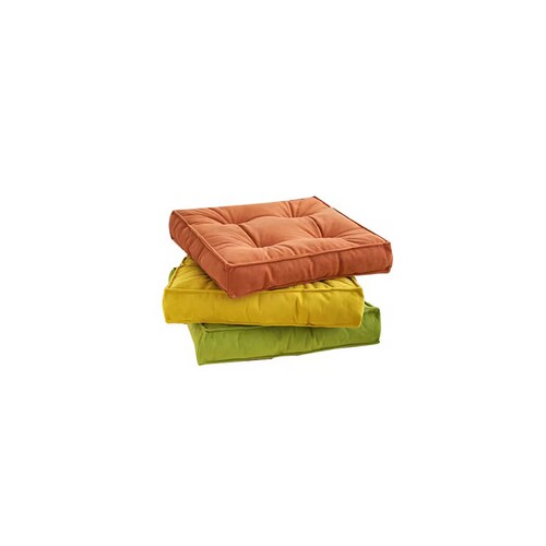 Durable Grey Cotton Linen Office Chair Cushion Long Sitting Magic Breathable Anti-Slip Butt Pad Seat Cushion Thick Balcony Cushion