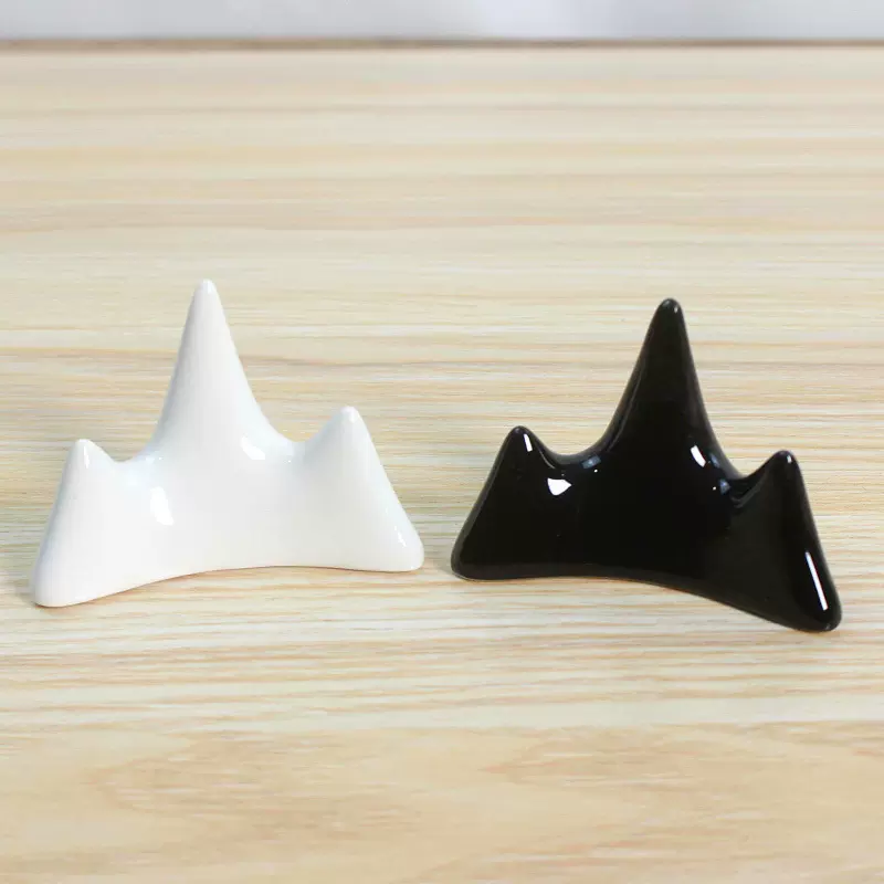 陶瓷笔山笔搁多功毛笔架笔学生毛笔架 笔托五指山工艺品 2720