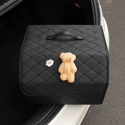 Car trunk storage box car supplies a complete collection of practical Internet celebrity storage box car trunk storage box car good things (Car storage bag/box) - large-bear-storage-box