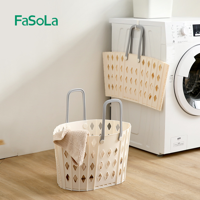 Fasola Dirty Clothes Basket Bathroom Dirty Clothes Storage Basket Household Foldableable Laundry Basket Debris Organization Storage Basket