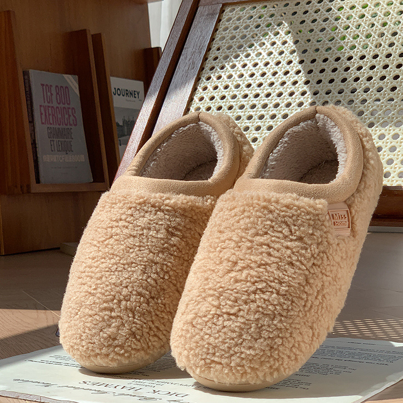 2026 zapatillas de algodón para mujeres de invierno interior antideslizante calentamiento más zapatillas de algodón bolsas de talón antideslizante