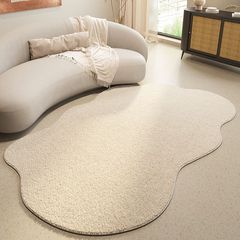 クロスボーダーわびさびスタイルの不規則な模造カシミアカーペット、お手入れが簡単なソファコーヒーテーブルブランケット、フルカバーリビングルームカーペット、ドロップシッピング