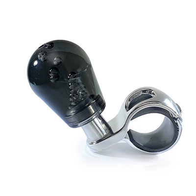 Cross-Border Hot Selling Crystal Acrylic Steering wheel booster - black