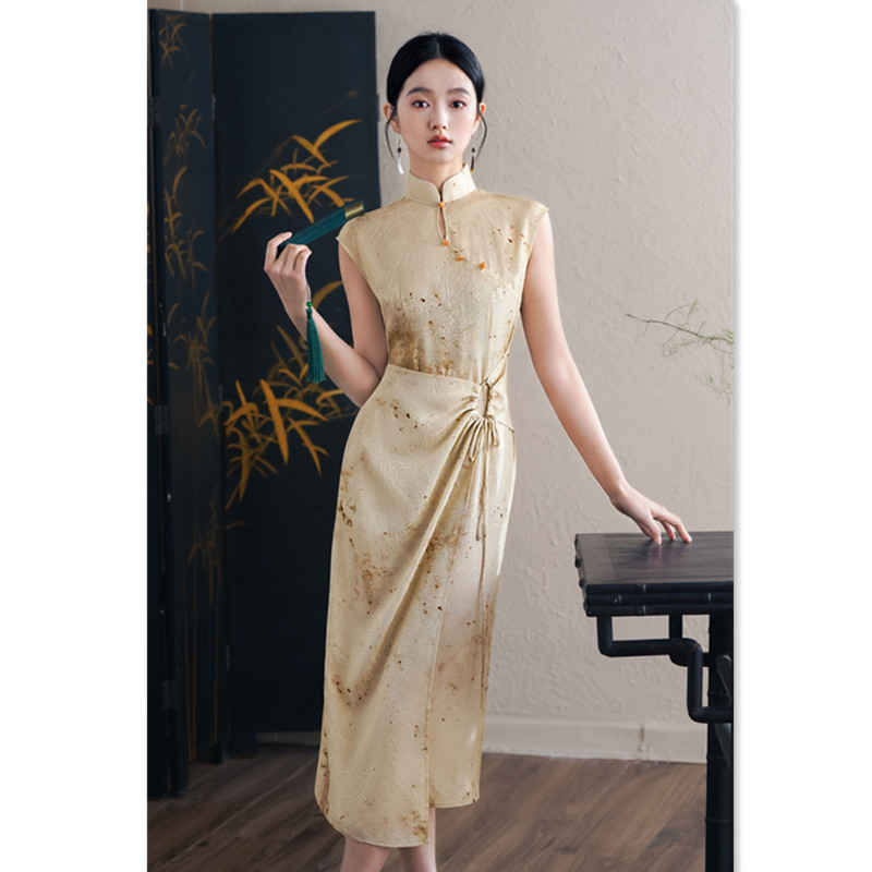 Aiqi embroidery fashion improved young girl Tiansi cheongsam 2024…