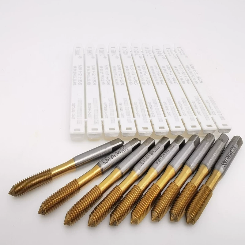 Покрытие экструзионного крана нажав W6542 Высокоскоростная сталь экструзия титанового покрытия M2-M3M4M5M6M20 оптовая продажа с фабрики