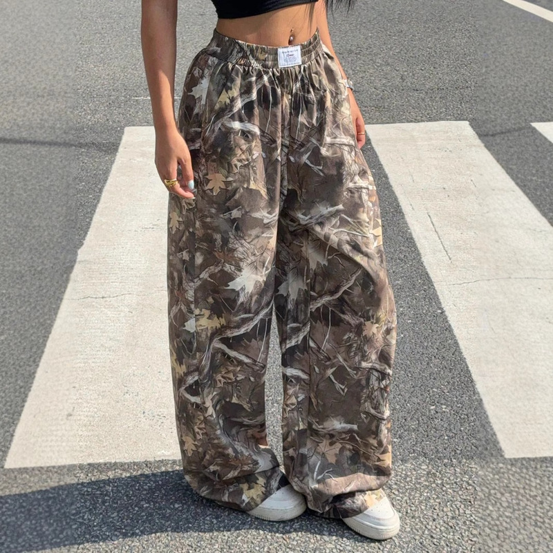 2024 Spring and Autumn Spice Girls Women's New High Waist Wide Leg Pants Loose Slim Spice Girls Casual Pants Amazon 2024 Spring and Autumn Spice Girls Women's New High Waist Wide Leg Pants Loose Slim Spice Girls Casual Pants Amazon