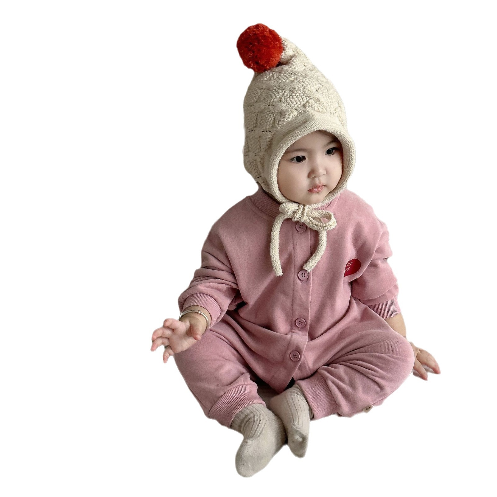 Ropa de salida de principios de otoño para niños, ropa para niños de estilo coreano, monos con botones abiertos para bebés, monos de manga larga para bebés de otoño, ropa para gatear