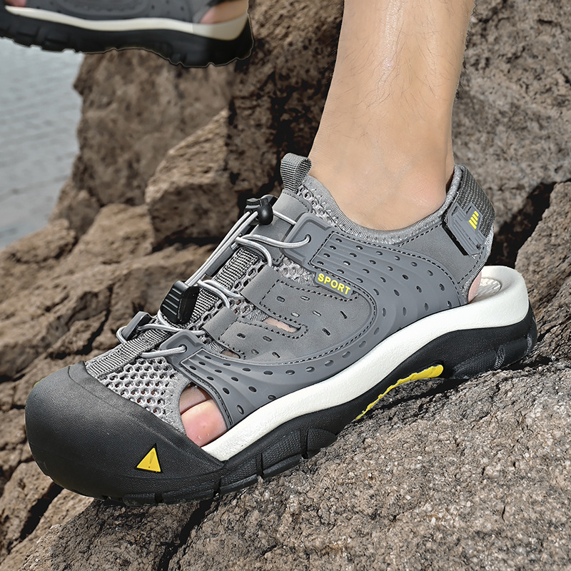 Cross-Border Amazon Popular Sandals Men's Summer New Non-Slip Soft-Soled Casual Sandals and Slippers Outdoor Men's Shoes